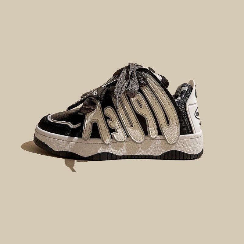 American Retro Skateboard Letters Street Sport Unisex Shoes - Harmony Gallery