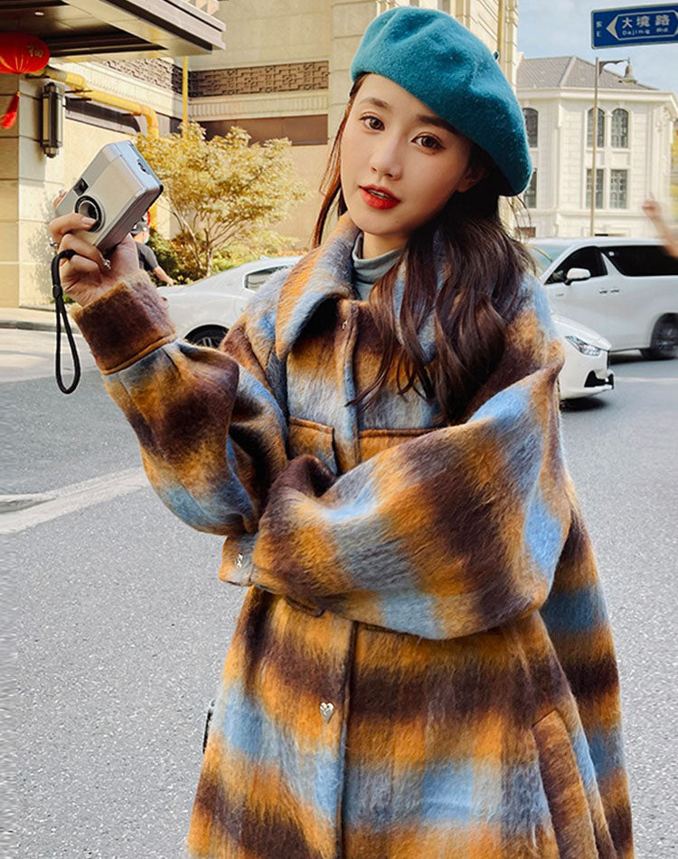 Velvet 2025 plaid coat