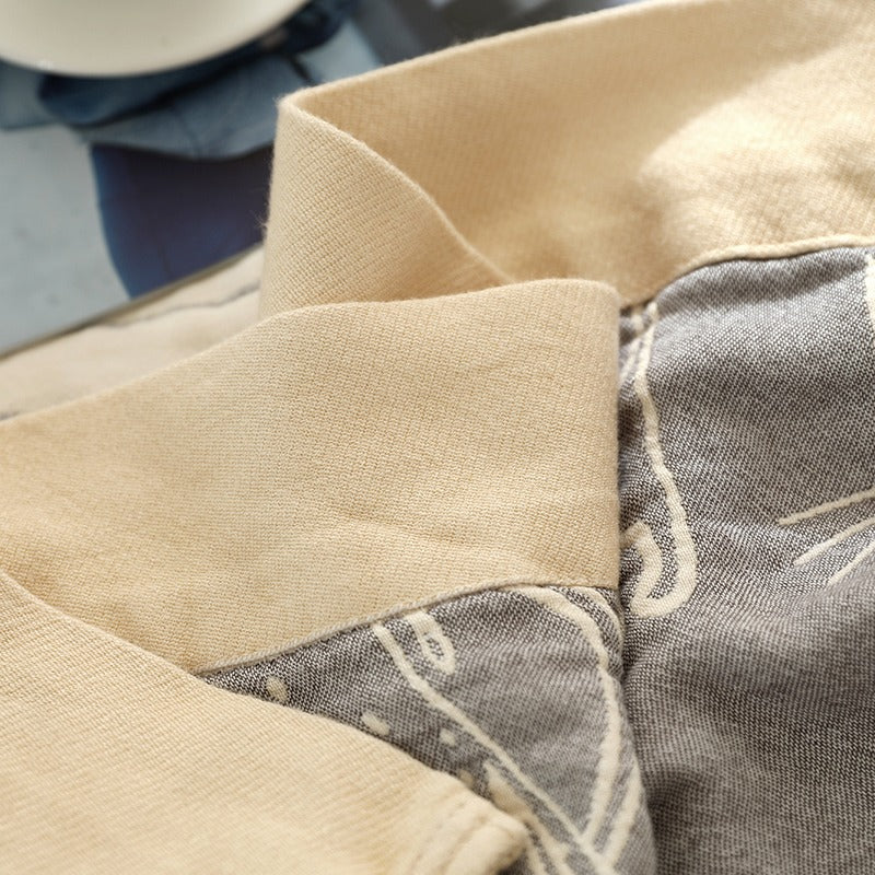 Five-Layer Bamboo Cotton Summer Cool Cat Coverlet - Harmony Gallery