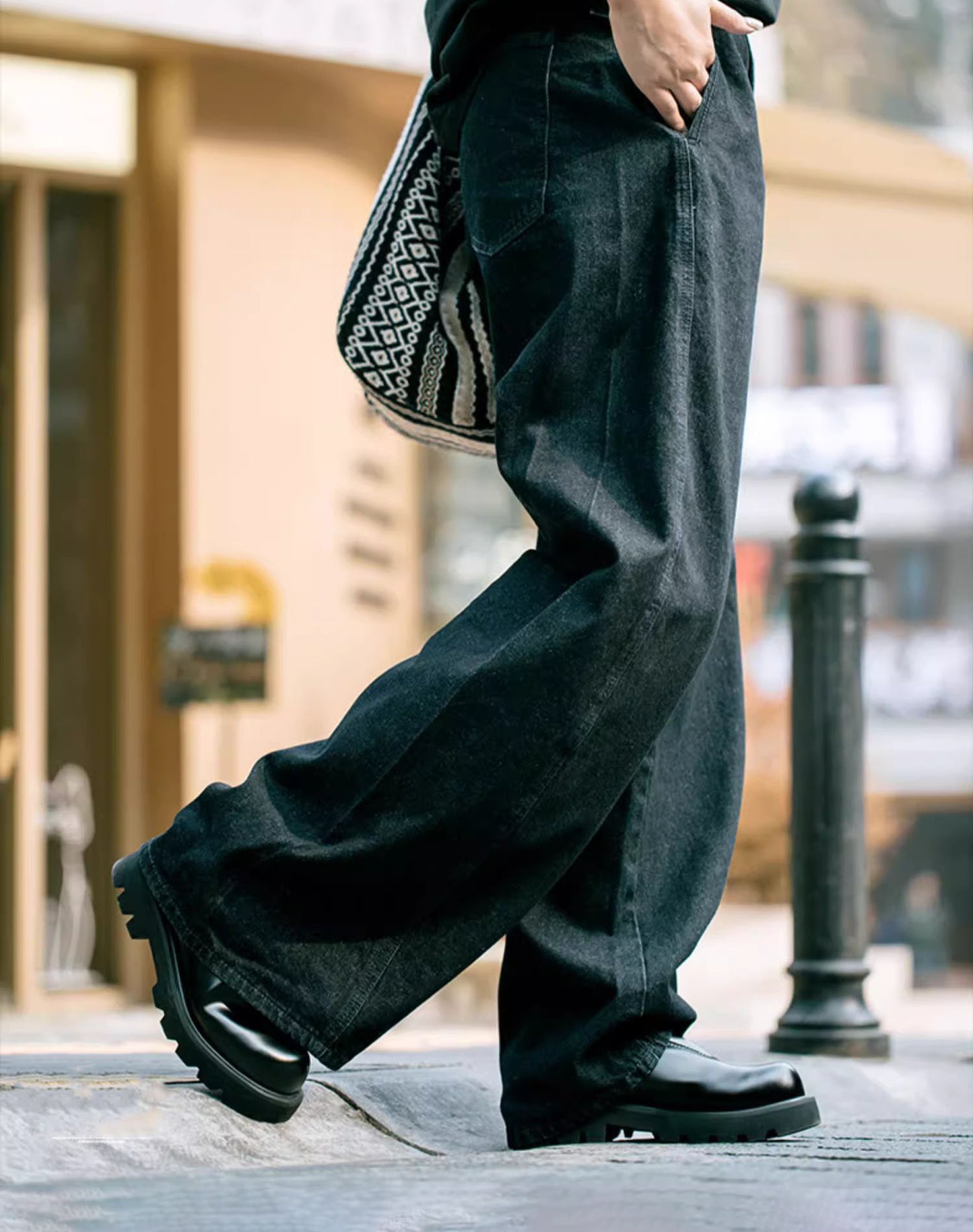 Derby Baotou Slippers Couple's Leather Half Drag Fashion Unisex Sandal - Harmony Gallery