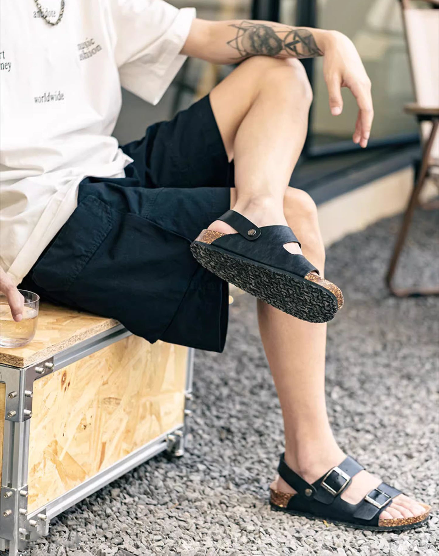 Birkenstock Dual-Purpose Slippers For Driving And Beach Men's Sandal - Harmony Gallery