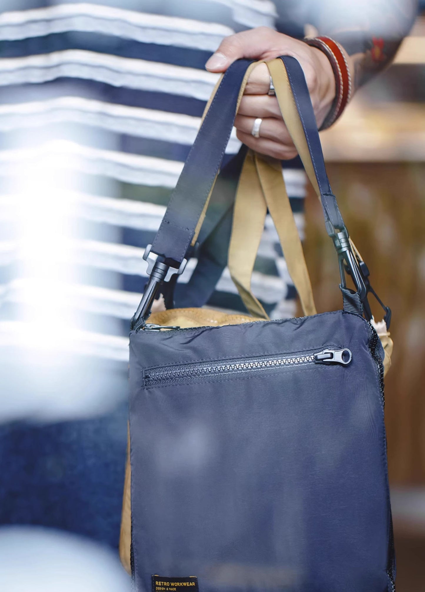 American Multi-Functional Pocket Loose Drawstring Men's Trousers - Harmony Gallery