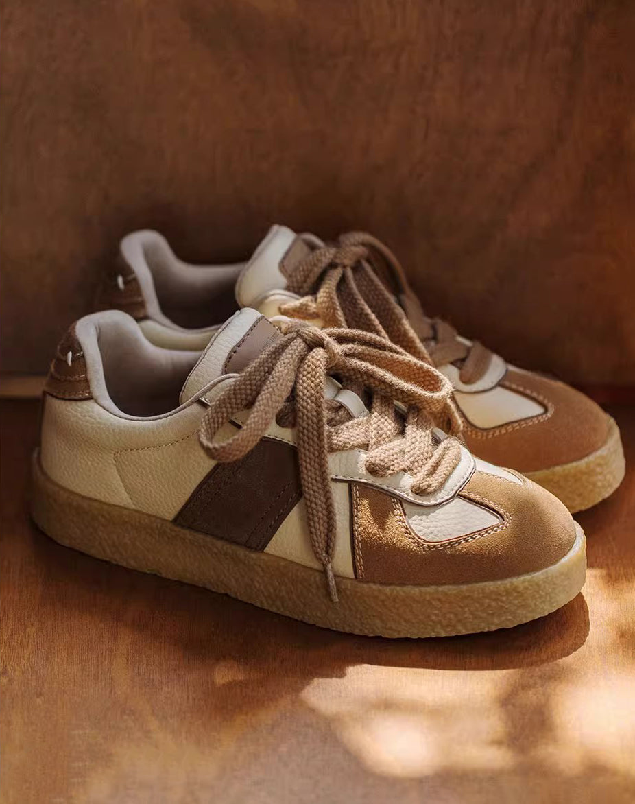 German Army Retro Sports Thick Bottom Height Flat Men's Casual Shoes - Harmony Gallery