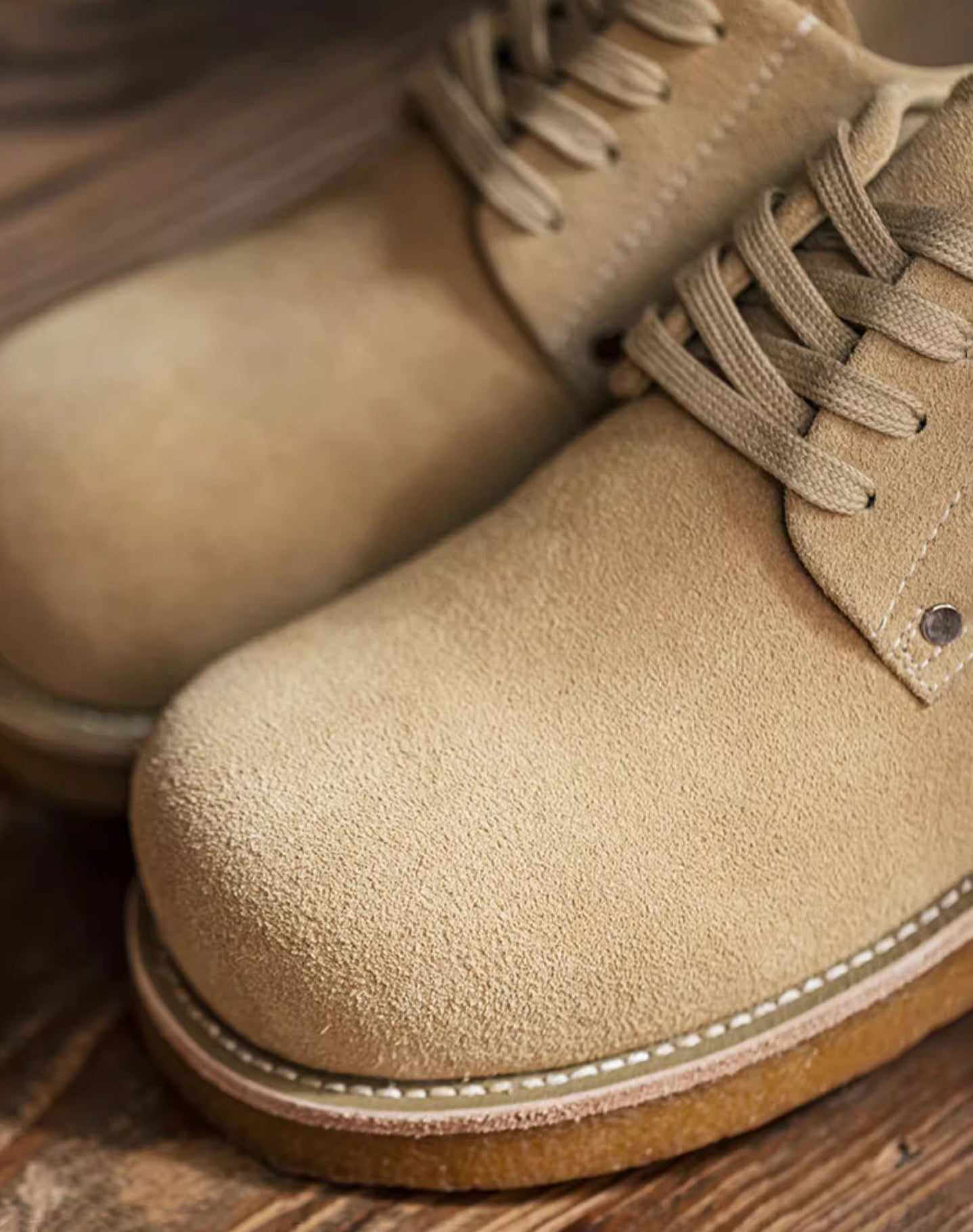 Derby Retro Martin Thick-Soled Height-Enhancing Big Toe Leather Men's Boot - Harmony Gallery