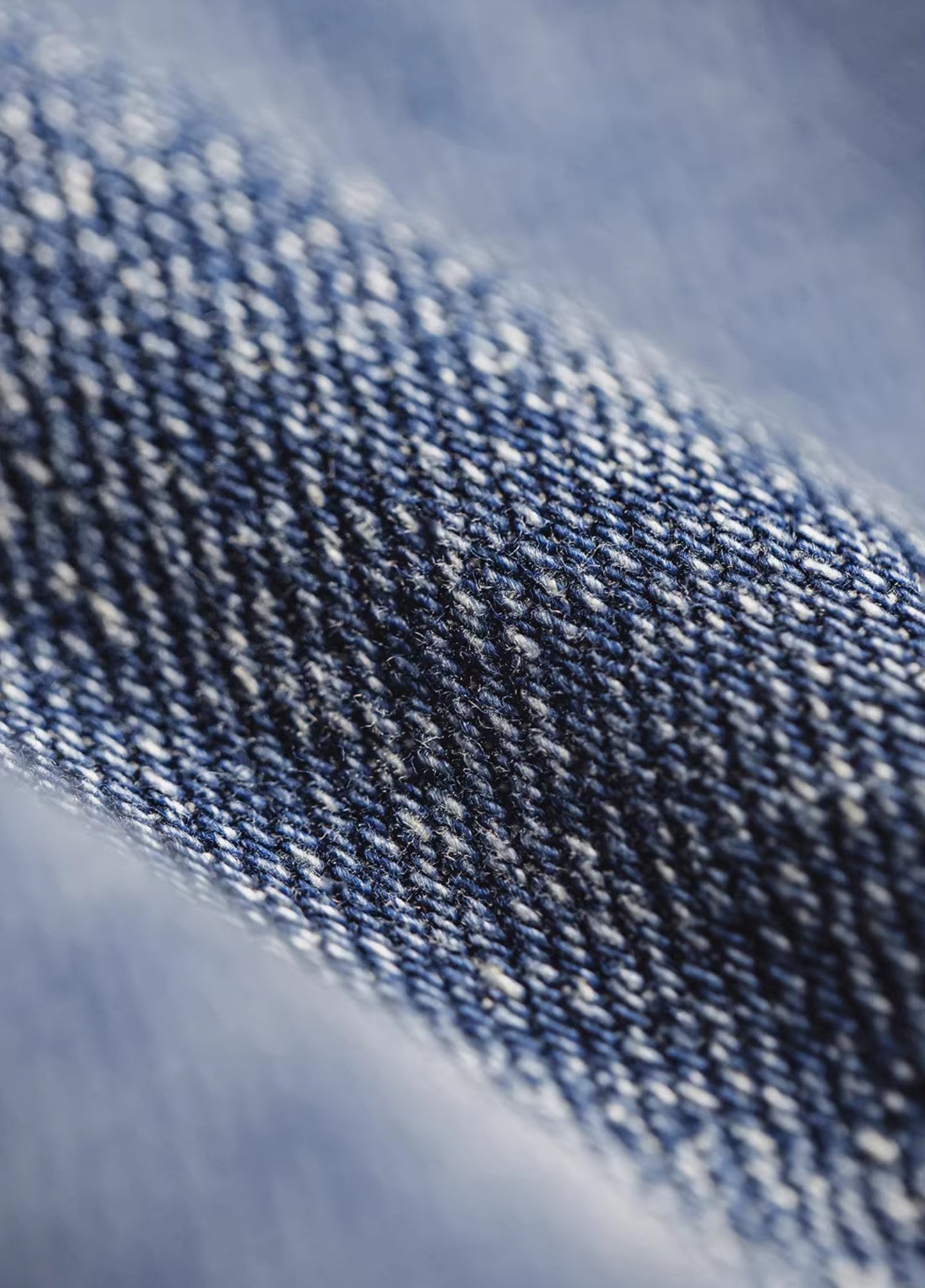 American Retro Washed Cat Whisker Grinding White Denim Cotton Men's Jeans - Harmony Gallery