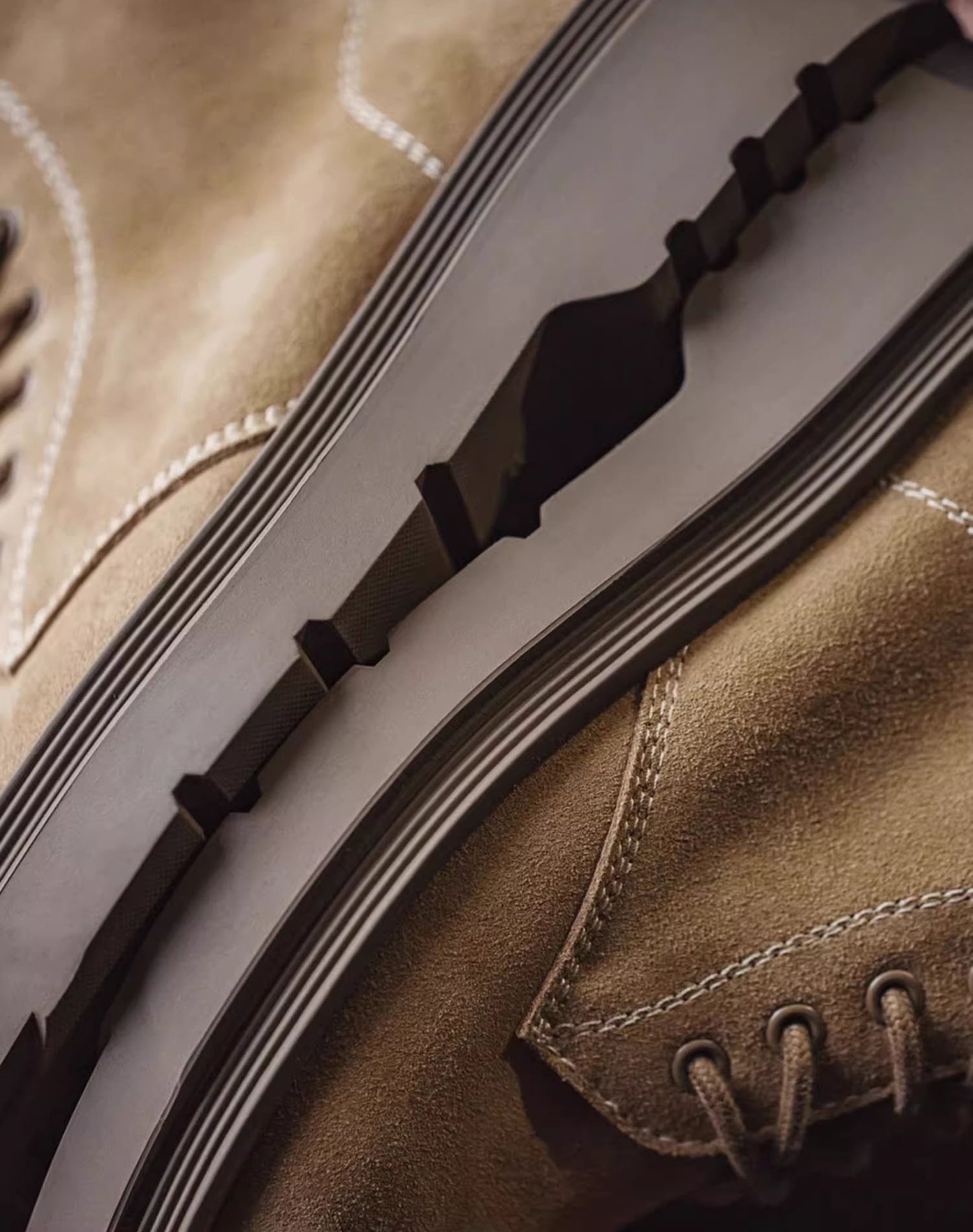 American Retro Maillard Mid-Top Versatile Men's Work Boot - Harmony Gallery