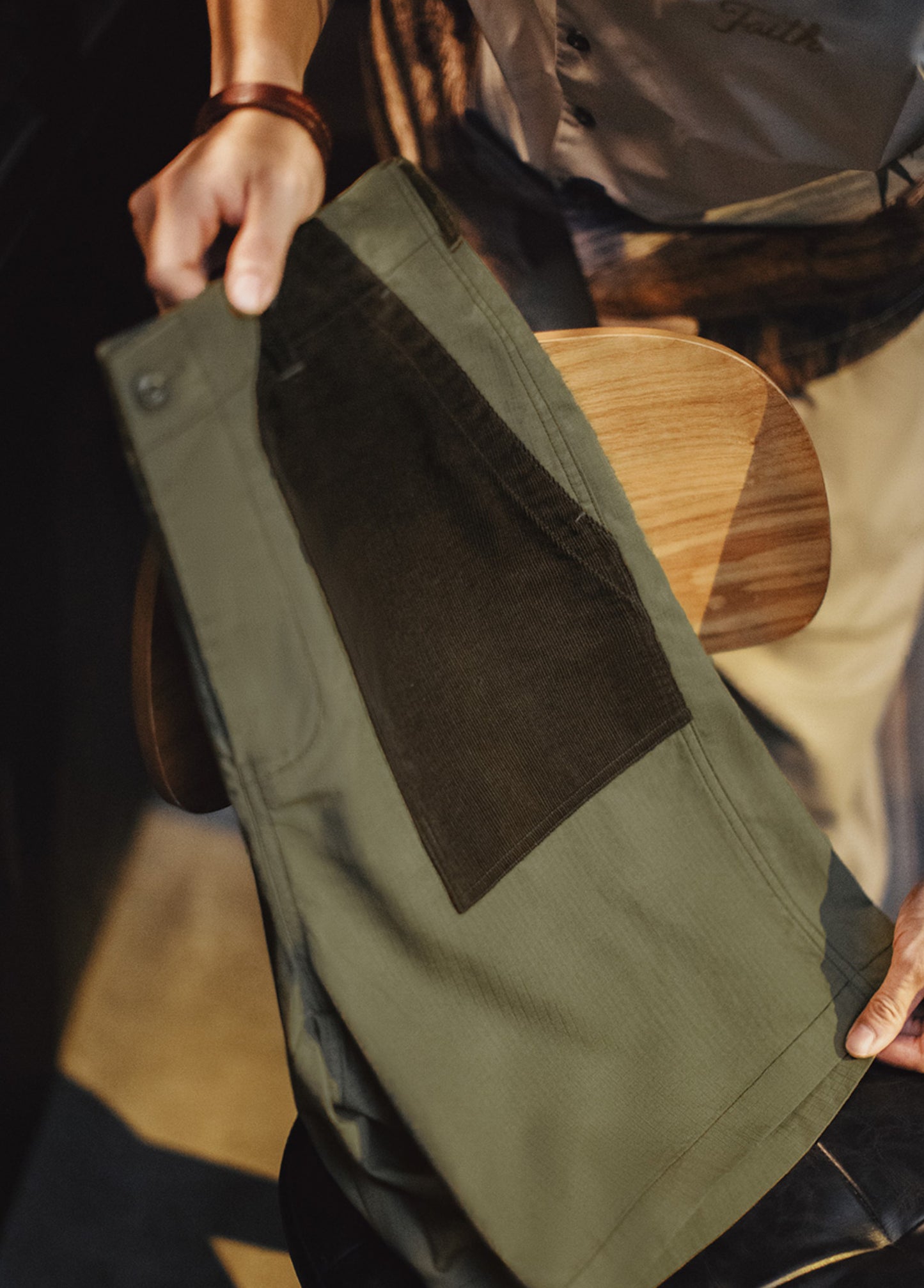 American Retro Lumberjack Big Pocket Color Matching Straight Men's Shorts - Harmony Gallery