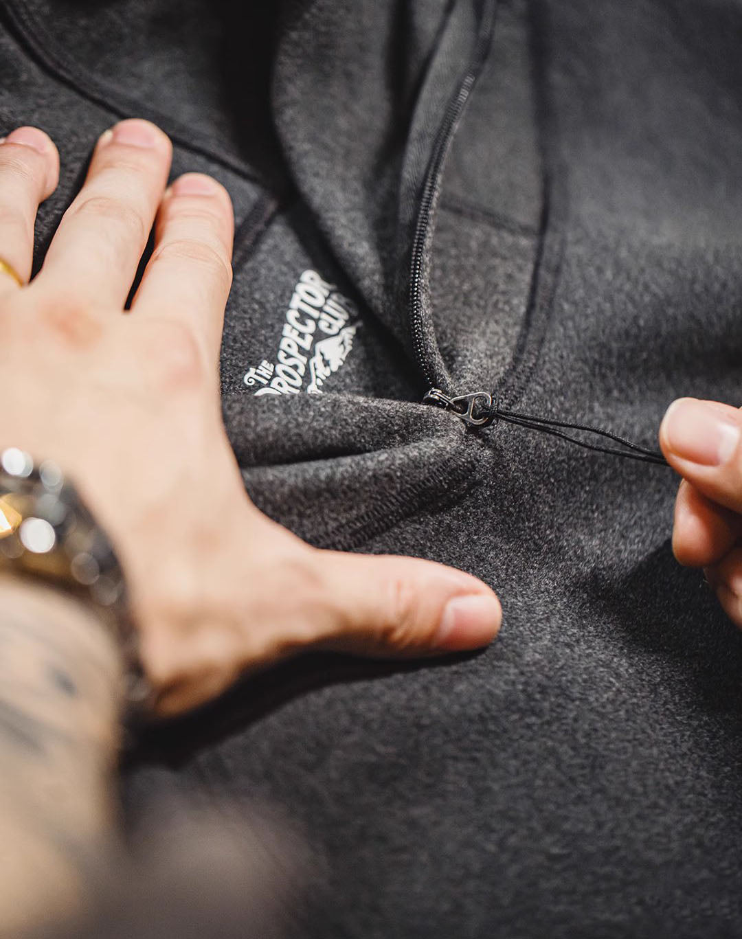 German Workwear Velvet Hoodie Outdoor Ninja Mask Men's Sweater - Harmony Gallery