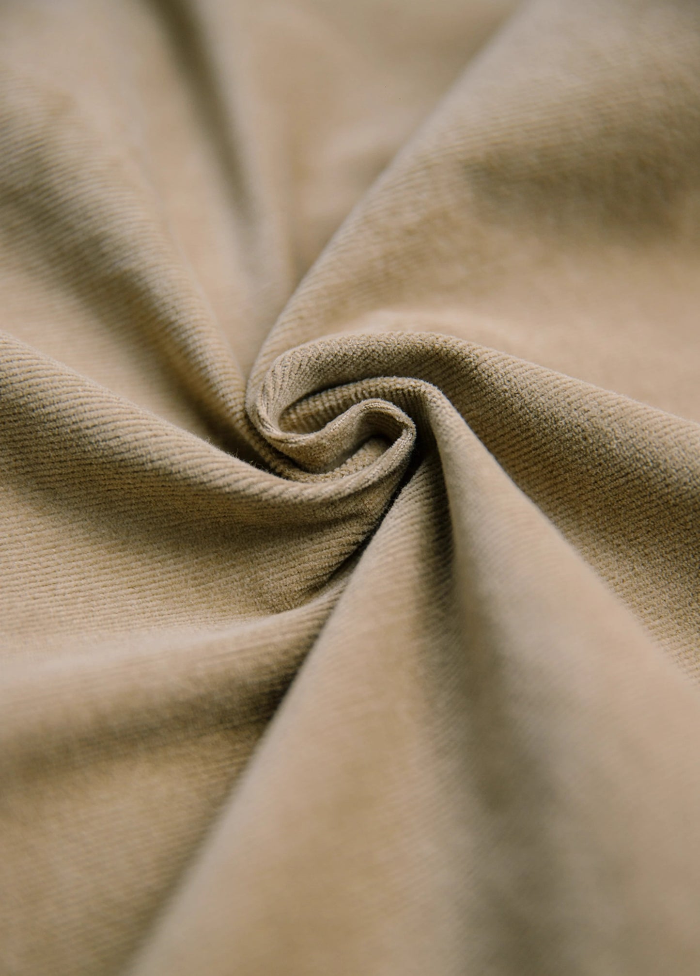 American Retro Workwear Corduroy Collarless Loose Men's Shirt - Harmony Gallery