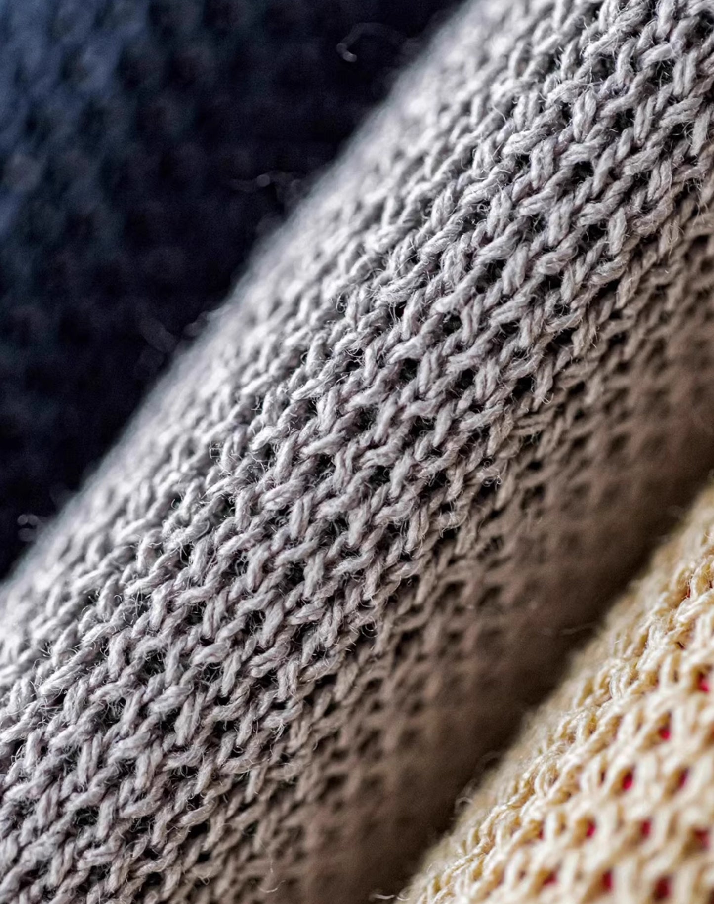 American Retro Linen Letter Contrast Color Pullover Knit Men's Sweater - Harmony Gallery