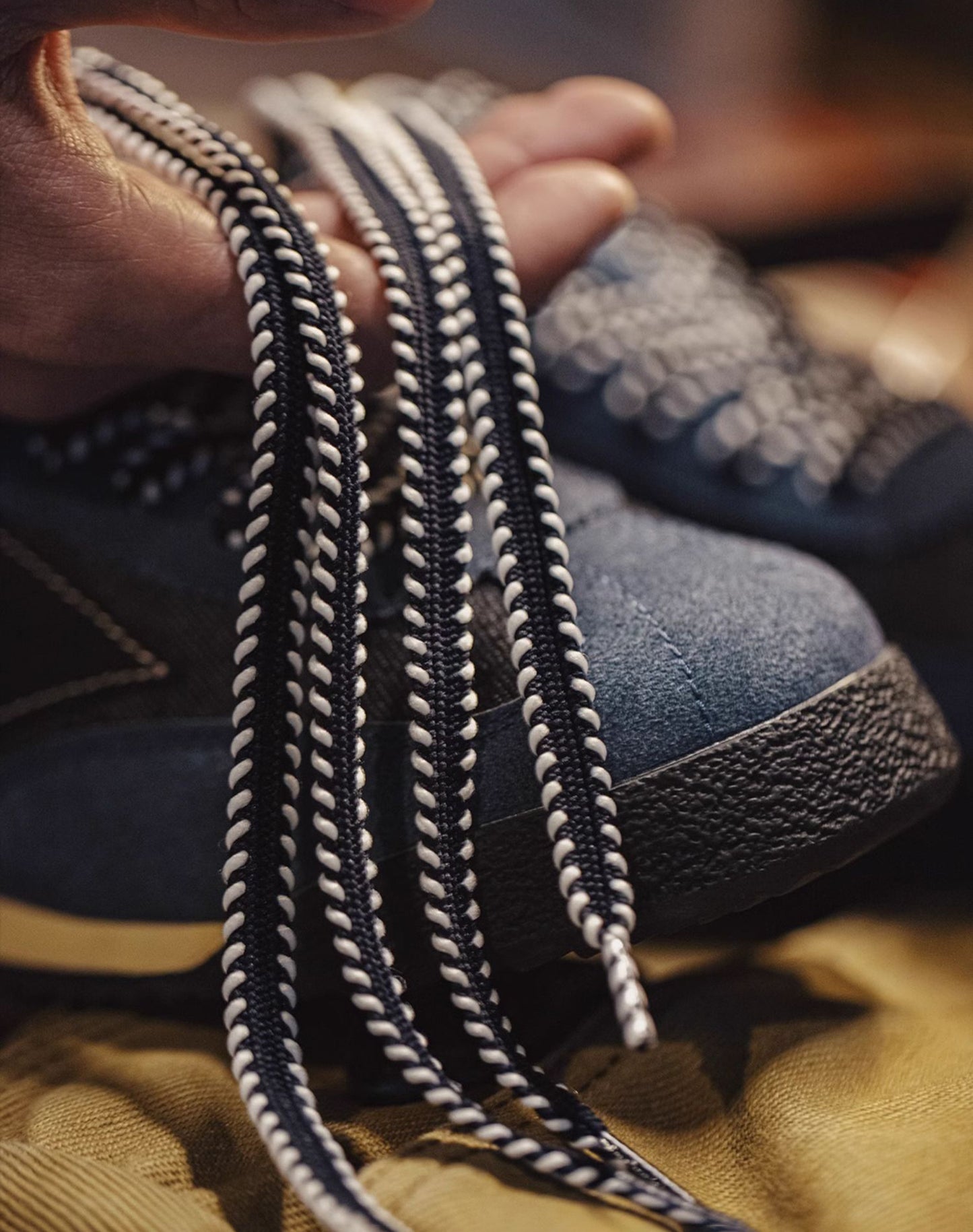 American Retro Jogging Forrest Gander Breathable Denim Men's Sports Shoes - Harmony Gallery