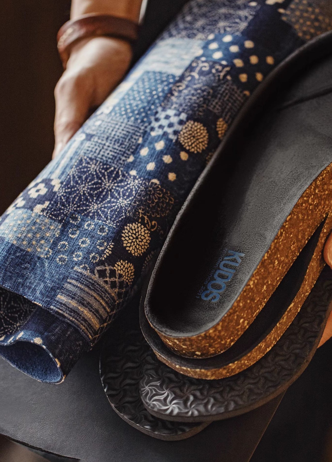 American Retro Cork Slippers Outer Wear Velcro Casual Men's Sandal - Harmony Gallery