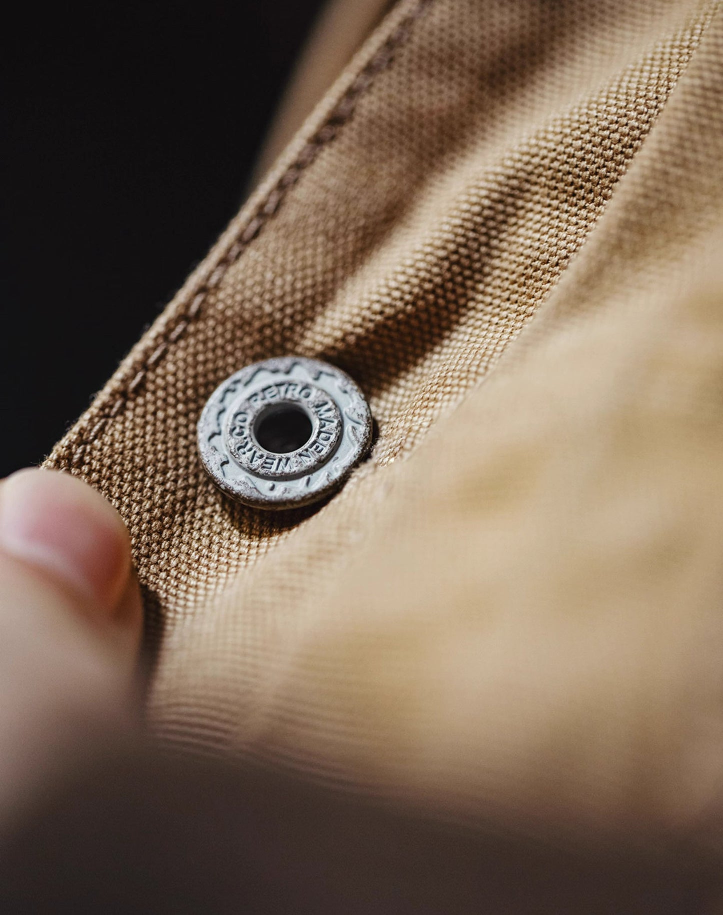 American Retro Western Ranch Maillard Heavy Canvas Men's Jacket - Harmony Gallery