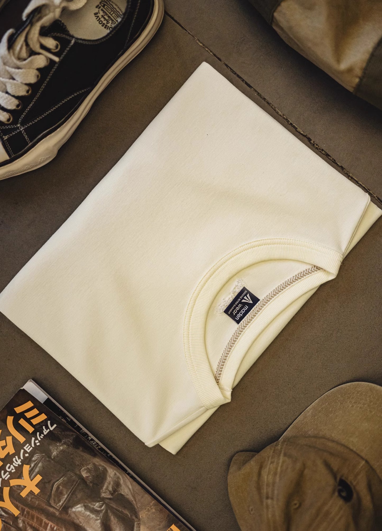 American Casual City Boy Drop Shoulder Half-Sleeved Oversized Men's T-Shirt - Harmony Gallery