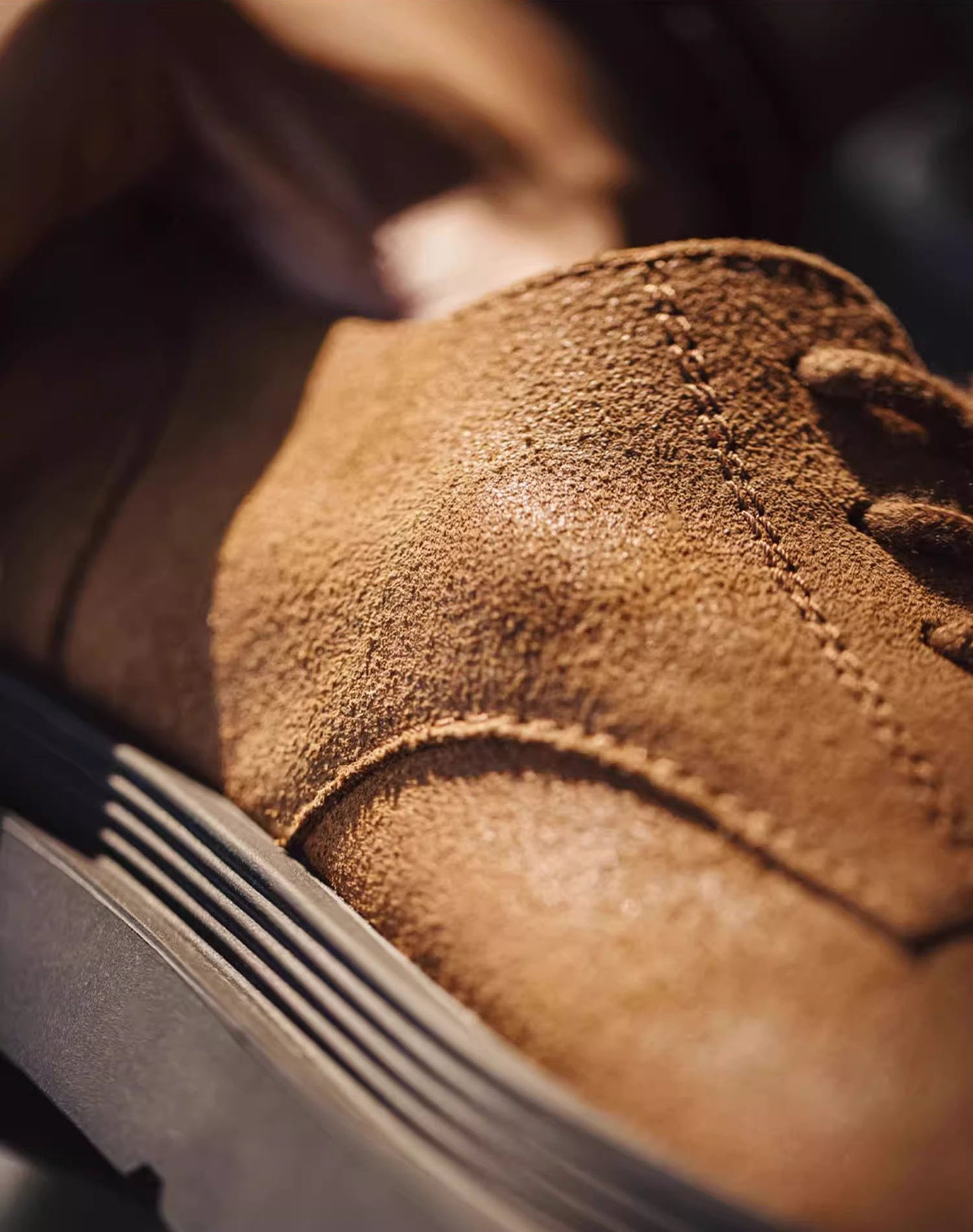 Derby Oil Wax Suede Casual Leather Versatile Men's Dress Shoes - Harmony Gallery