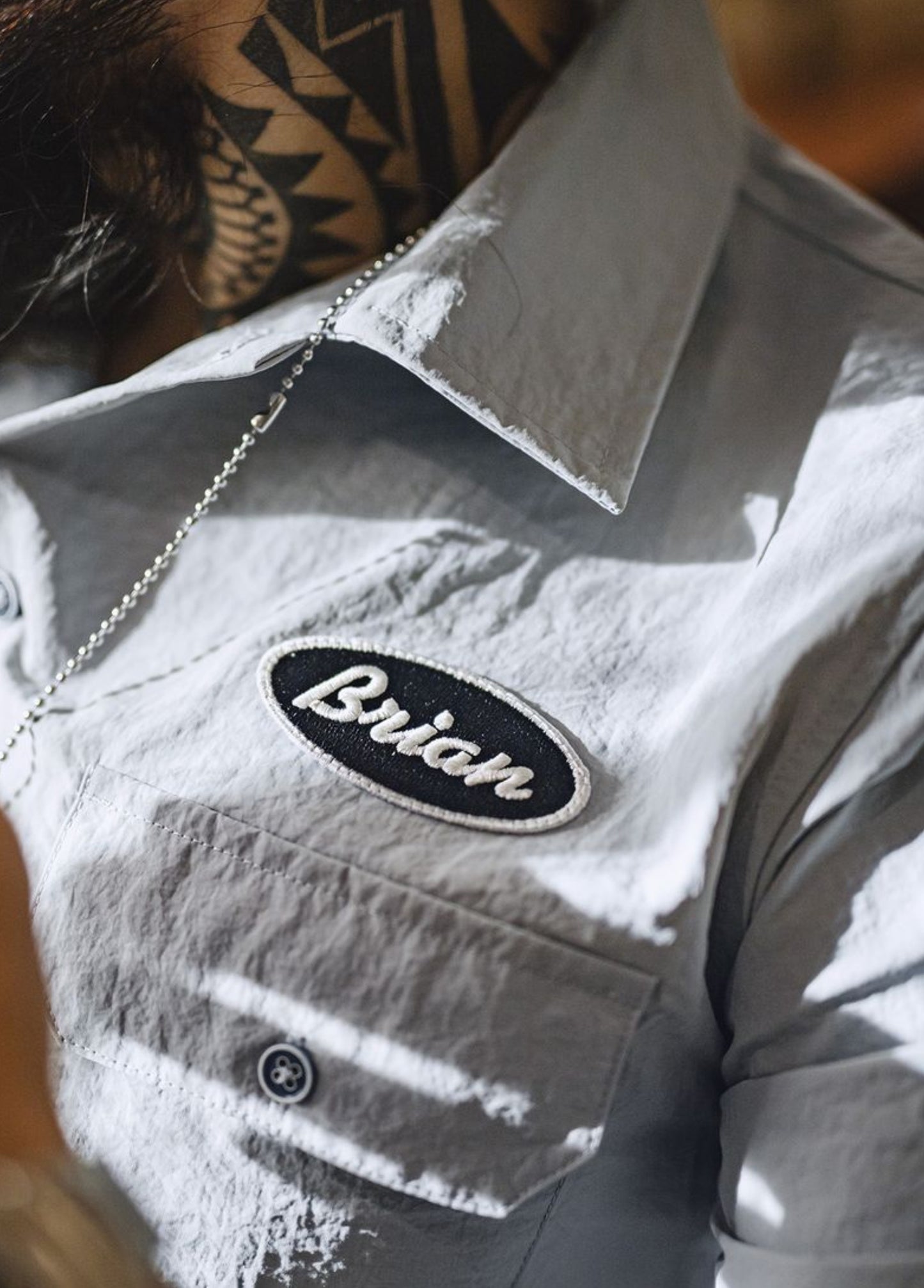 American Retro Speed And Passion Cuban Collar Tough Guy Men's Shirt - Harmony Gallery