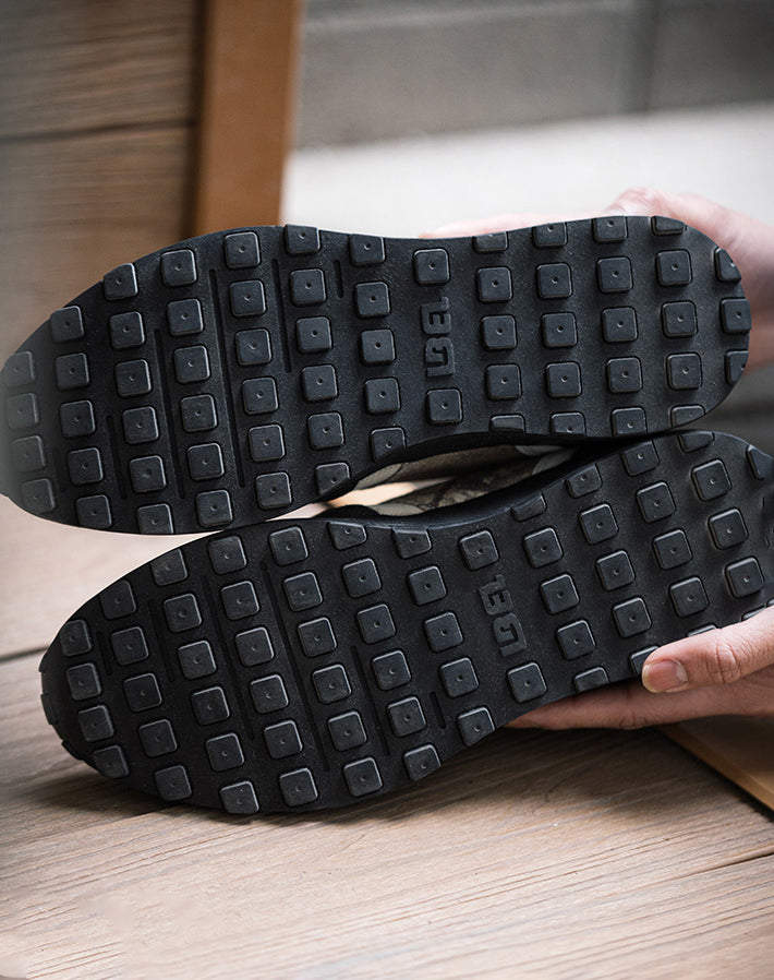 American Retro Dead Leaf Camouflage Running Breathable Men's Sports Shoes - Harmony Gallery