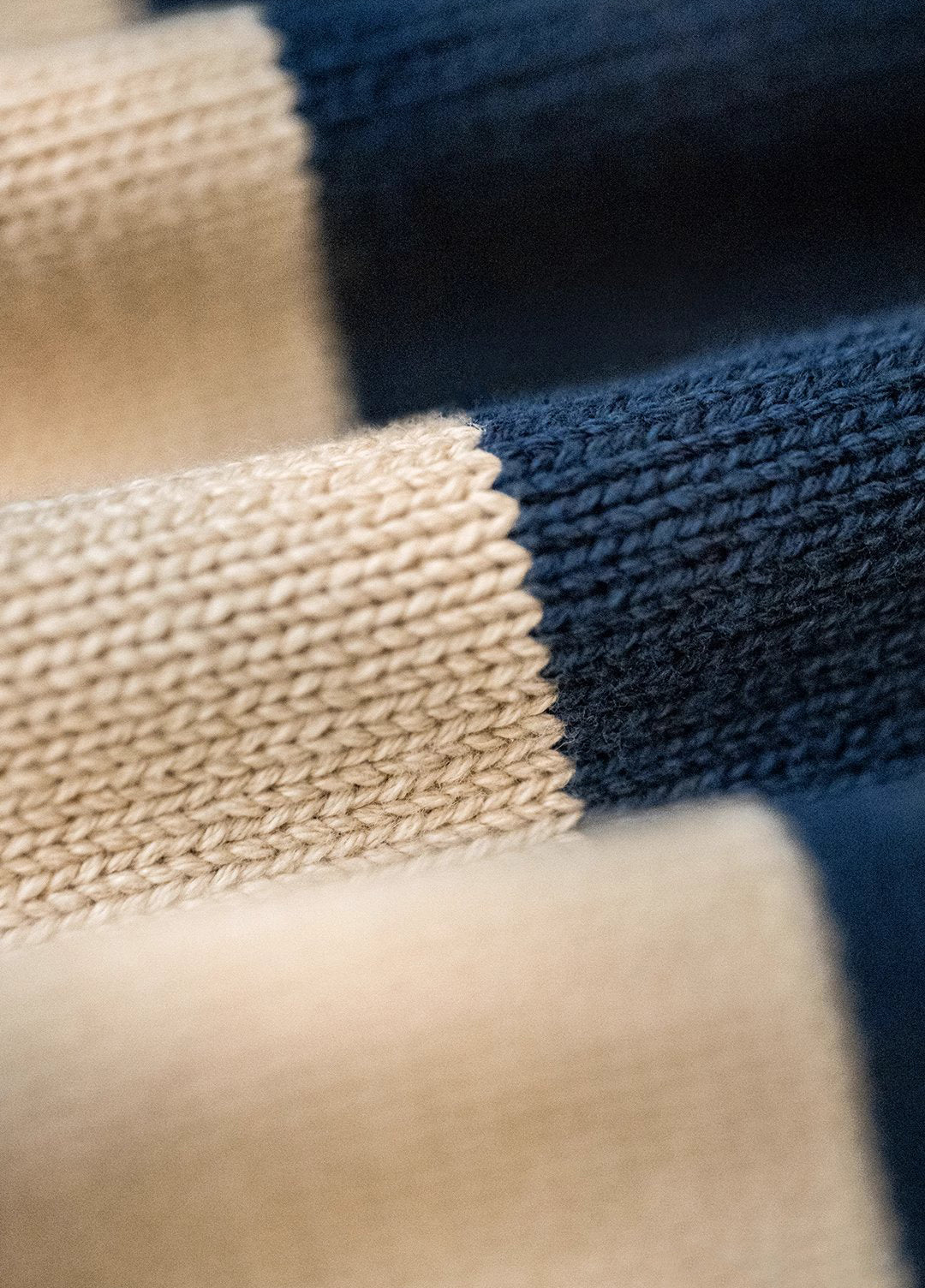 American Retro Knitted Contrast Color Striped Pullover Warm Men's Sweater - Harmony Gallery