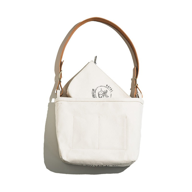 Simple American Retro Printing Tool Messenger Men's Bag - Harmony Gallery