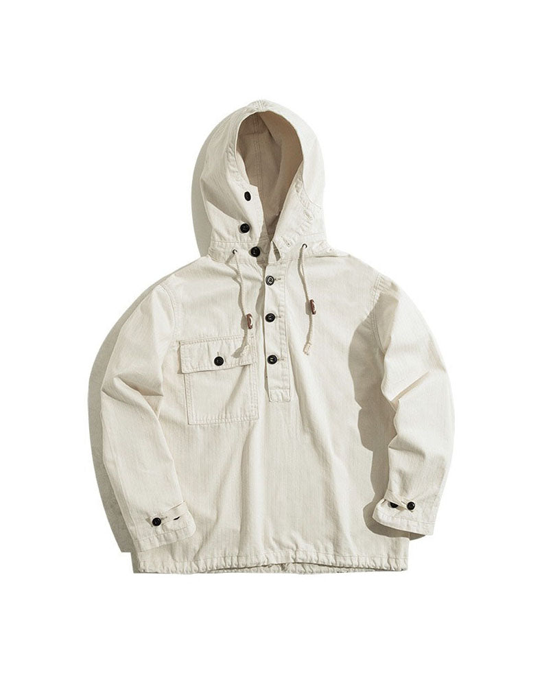 American Retro World War II Men's Hoodie Sweater - Harmony Gallery