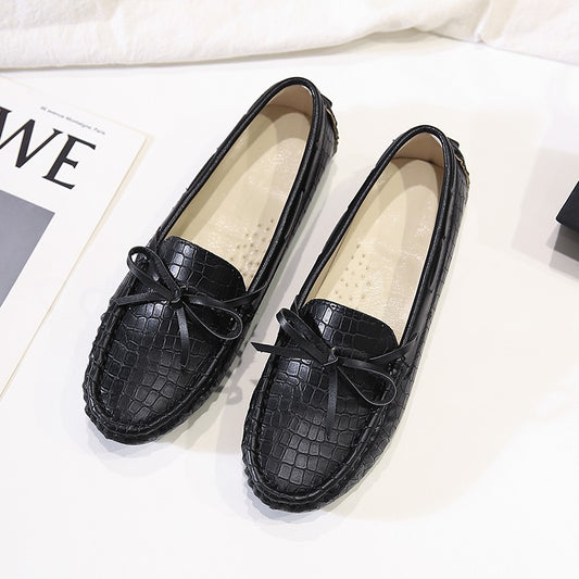 Soft Leather Trendy Comfortable Flat Women's Loafer - Harmony Gallery