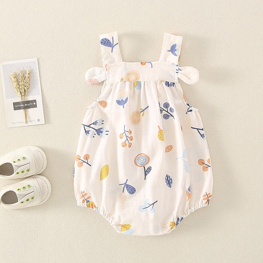 Summer Thin Suits Sling Princess Baby Girl's Romper - Harmony Gallery