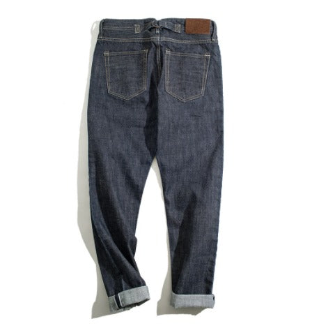 Tooling American Retro Heavy Straight Denim Men's Jeans - Harmony Gallery