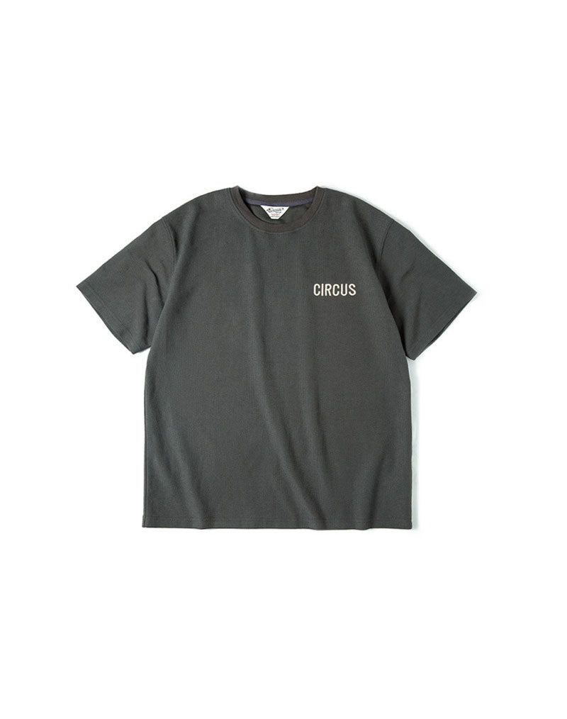 American Retro Tatami Embroidery Tiger Men's T-Shirt - Harmony Gallery