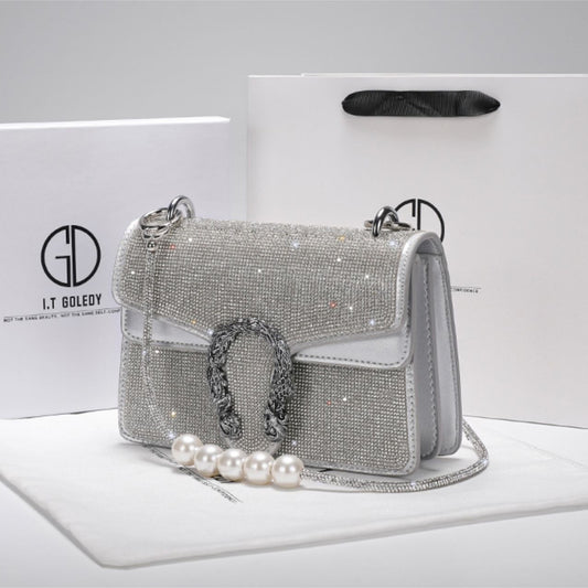 Caroline Trendy Diamond Bacchus Women's Handbag - Harmony Gallery