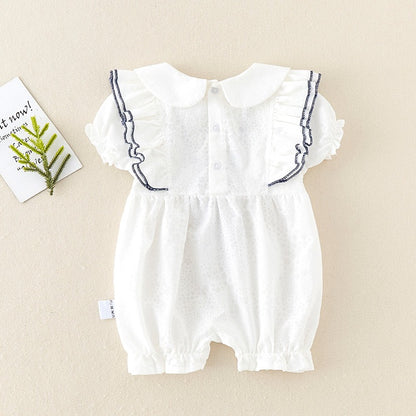 Summer Cute Cotton One-Piece Baby Girl's Romper - Harmony Gallery