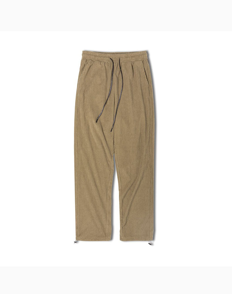 Tooling Retro Knitted Guard Corduroy Straight Men's Trousers - Harmony Gallery
