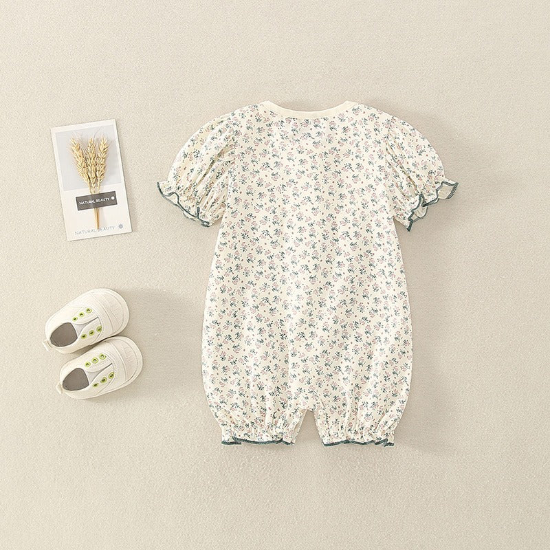 Summer Thin Newborn Jumpsuit Baby Girl's Romper - Harmony Gallery