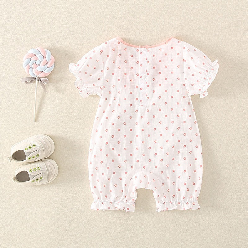 Newborn Summer Onesie Cotton Baby Girl's Romper - Harmony Gallery