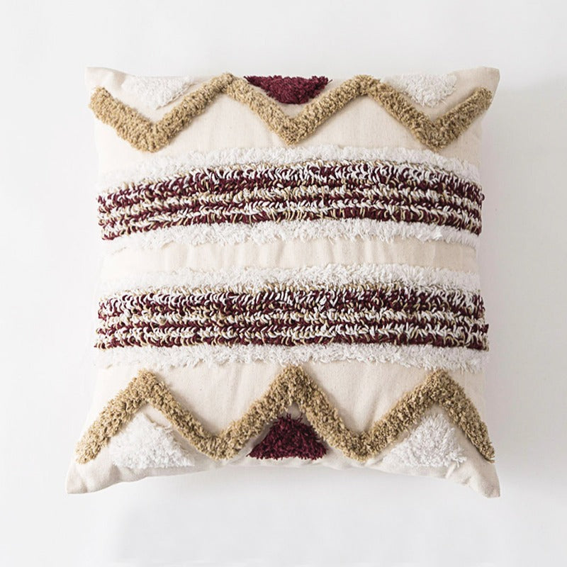 Simple Plush Moroccan Tufted Living Room Sofa Cushion - Harmony Gallery