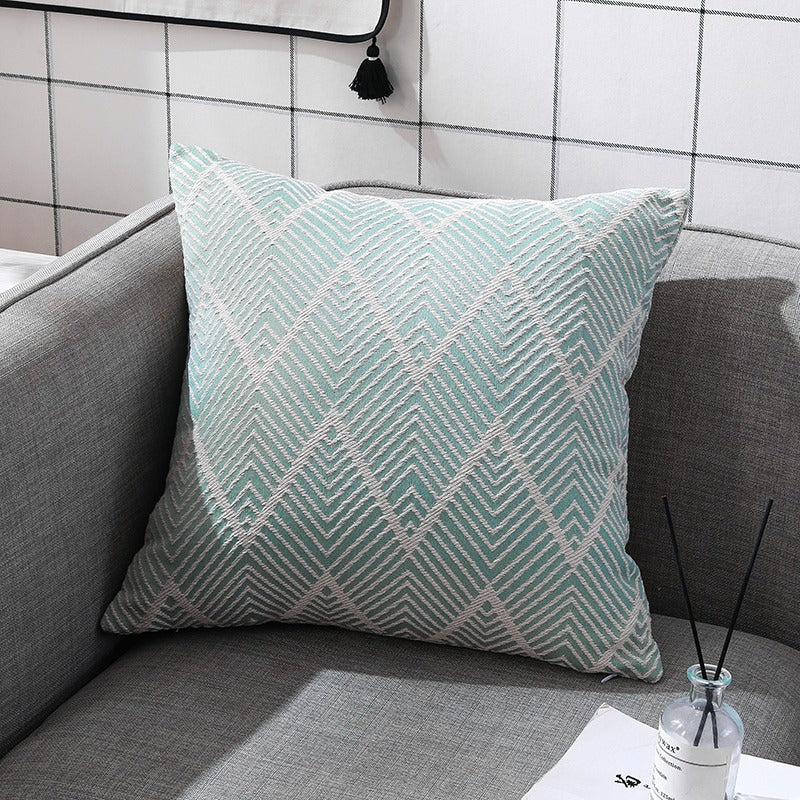 Rectangular Nordic Cotton & Linen Sofa Living Room Cushion - Harmony Gallery