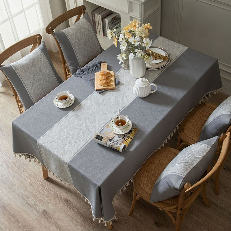 Simple Modern Rectangular Nordic Coffee Tablecloths - Harmony Gallery