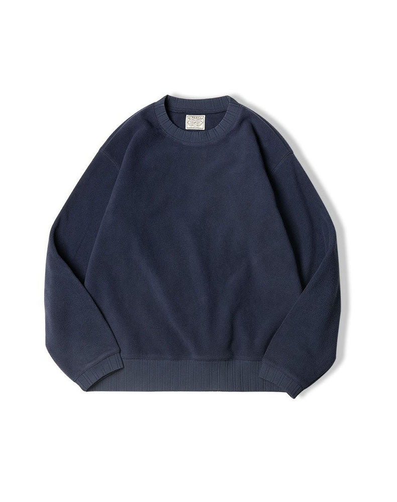 Tooling American Retro Round Neck Warm Fleece Men's Sweater - Harmony Gallery