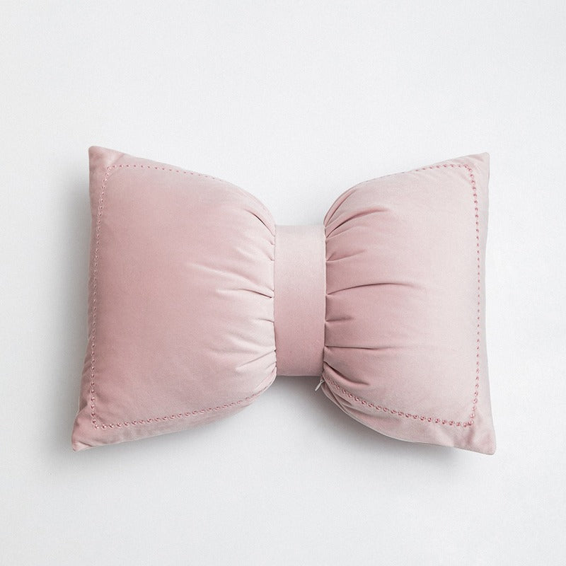 Creative Bow Lumbar Sofa Bedroom Cushion - Harmony Gallery