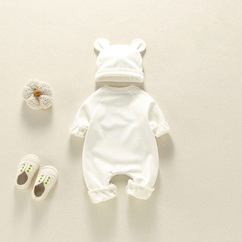 One-Piece Cute Hooded Climbing Baby Boy's Romper - Harmony Gallery