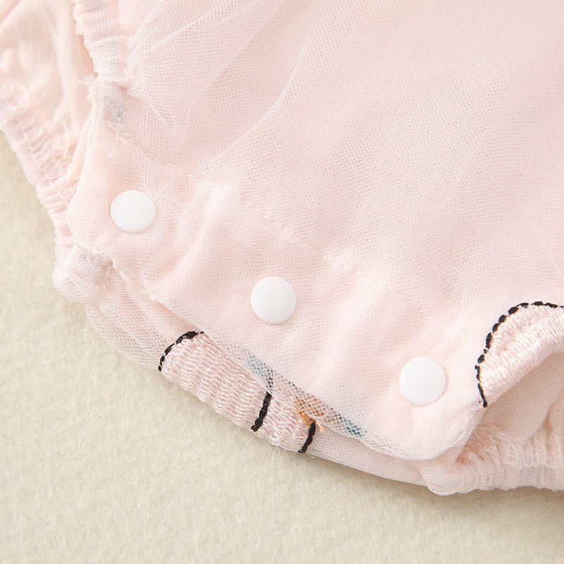 Cute Summer Triangle Baby Wrapping Girl's Romper - Harmony Gallery