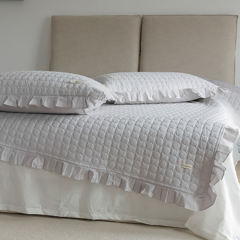 French Lace Multifunctional Washed Cotton Bed Cover - Harmony Gallery