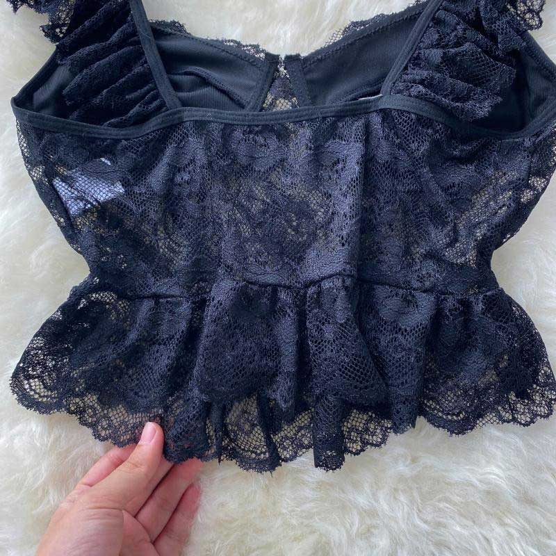 Sexy Lace Fashionable Versatile Summer Women's Top - Harmony Gallery