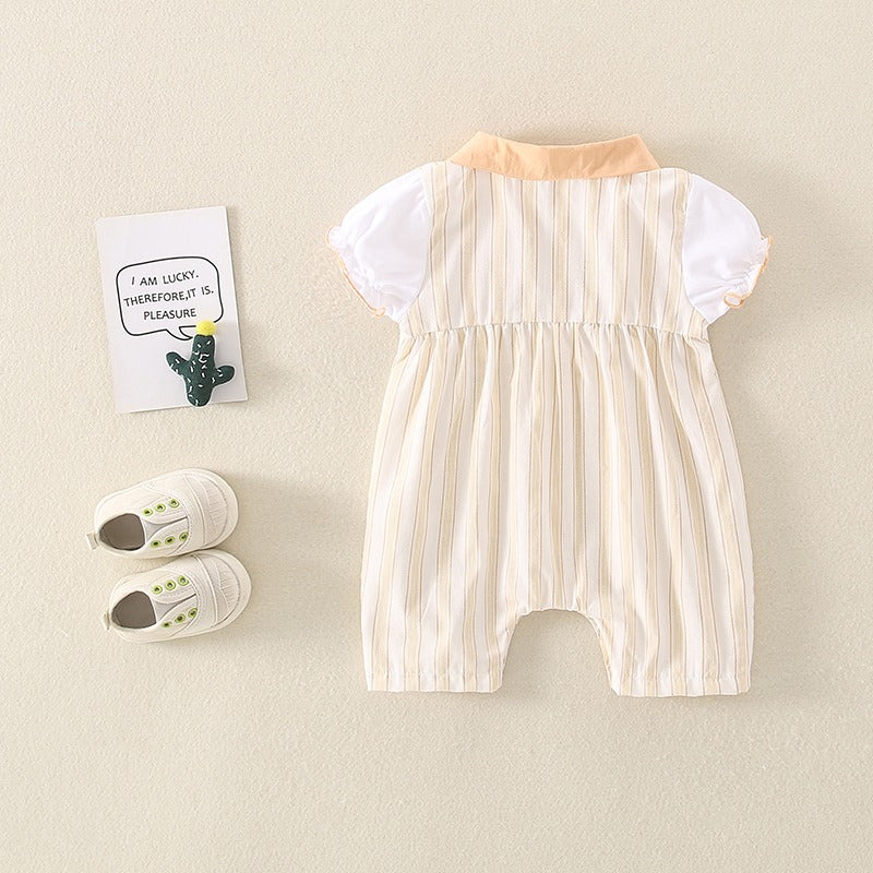 One-Piece Newborn Summer Cotton Baby Girl's Romper - Harmony Gallery