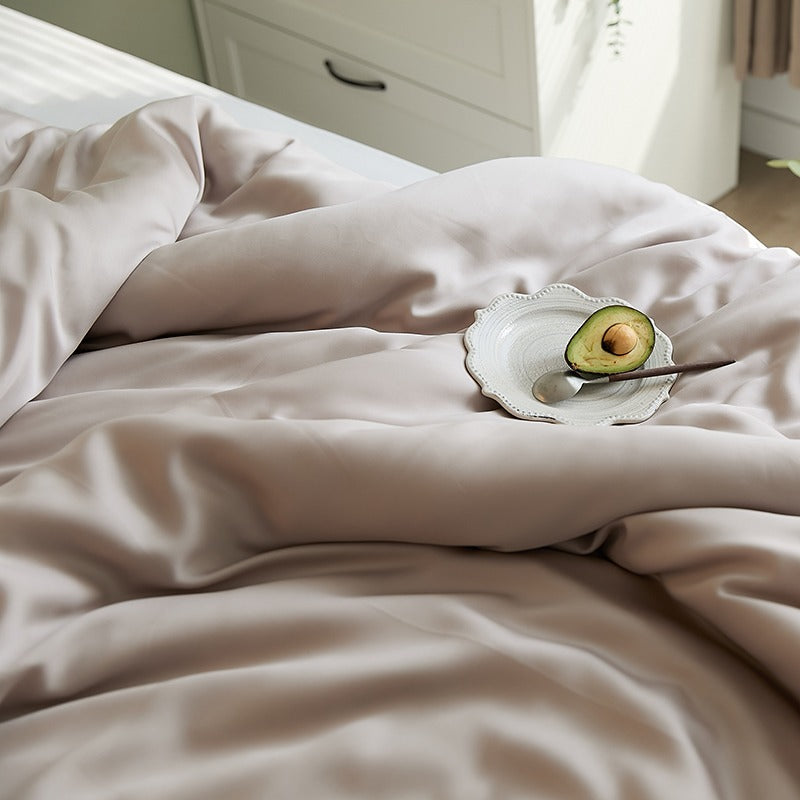 Light Luxury Tencel Four-Piece Summer Sleeping Bed Set - Harmony Gallery