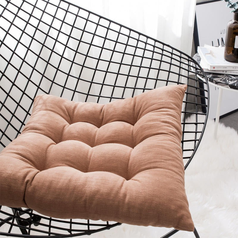 Four Seasons Cotton Sedentary Office Chair Futon Cushion - Harmony Gallery