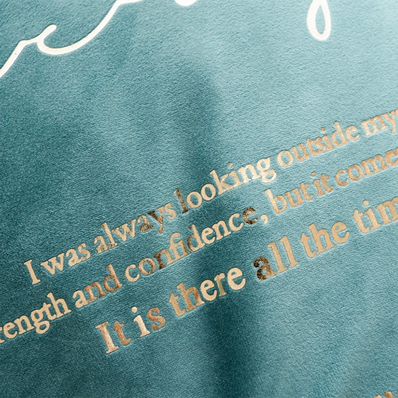 Light Luxury Nordic Velvet Living Room Lumbar Cushion - Harmony Gallery