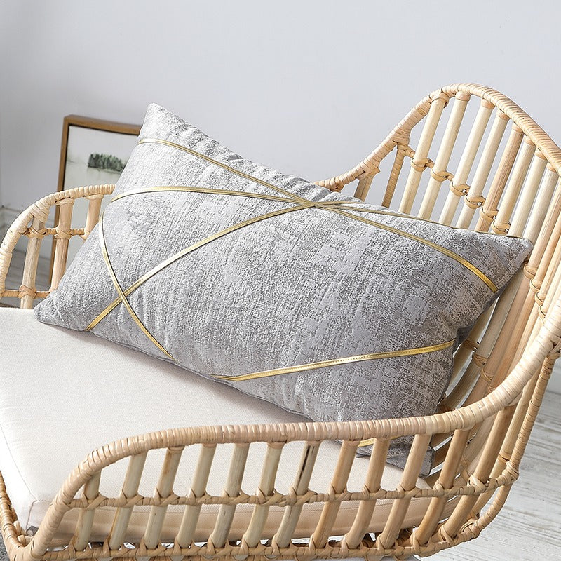 Minimal Velvet Light Luxury Living Room Sofa Cushion - Harmony Gallery