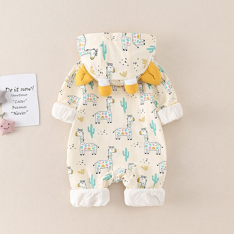 Cute Newborn One-Piece Baby Boy's Romper - Harmony Gallery