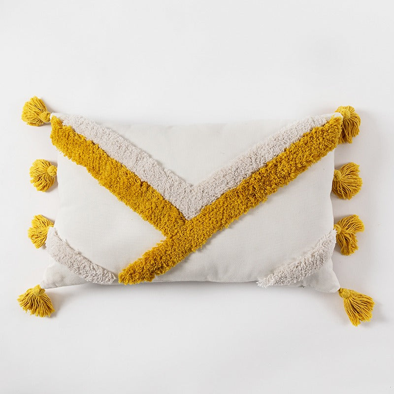 Morocco Hand Tufted Living Room Sofa Cushion - Harmony Gallery