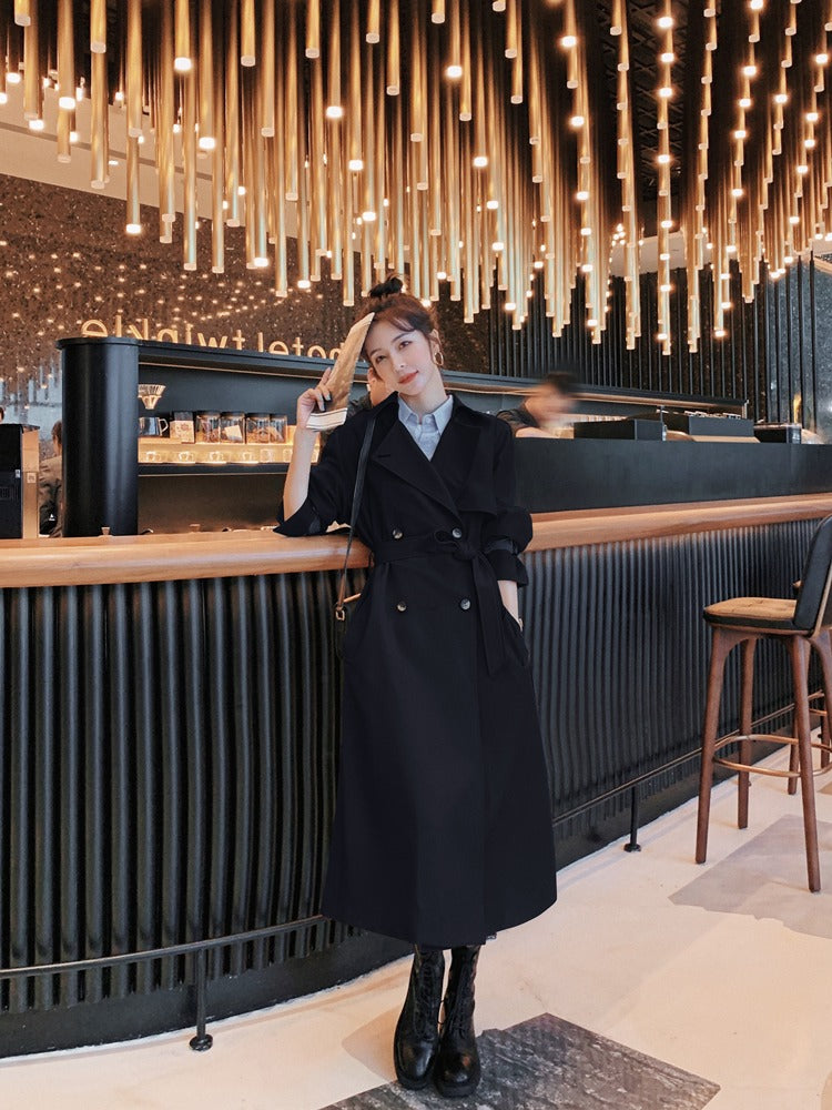 High Sense Loose British Style Women's Trench Coat - Harmony Gallery